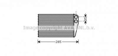 AVA QUALITY COOLING rta6354 -  Теплообменник, отопление салона